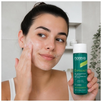 Noreva Exfoliac Gel Moussant Doux Peaux à Imperfections 200 ml