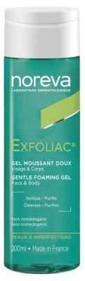 Noreva Exfoliac Gel Moussant Doux Peaux à Imperfections 200 ml