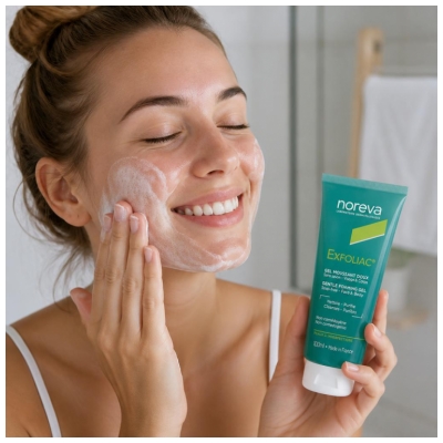 Noreva Exfoliac Gel Moussant Doux Peaux à Imperfections 100 ml
