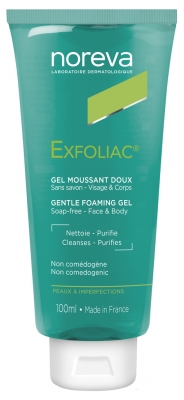 Noreva Exfoliac Gel Moussant Doux Peaux à Imperfections 100 ml