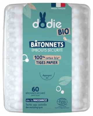 Dodie Bâtonnets Bio 60 bâtonnets