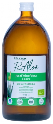 Pur Aloé Jus à Boire Aloe Vera Bio 1 L