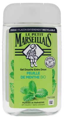 Le Petit Marseillais Feuille de Menthe Gel Douche Extra Doux 250 ml