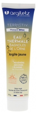 Argiletz Terractiv Masque Détox Argile Jaune 100 g