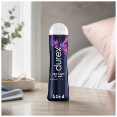 Durex Perfect Gliss Gel Lubrifiant Longue Durée 50 ml