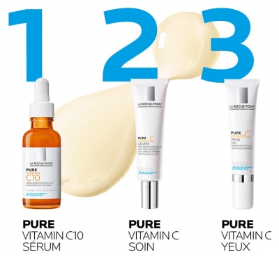 La Roche-Posay Pure Vitamin c Yeux Anti-Rides Éclat à la Vitamine c Pure Tube 15 ml