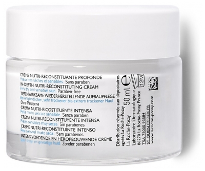 La Roche-Posay Nutritic Intense Crème Riche Nutri-Reconstituante Profonde Peaux Trèsèches 50 ml
