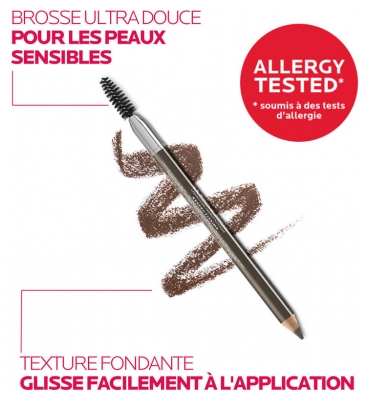 La Roche-Posay Tolériane Crayon Sourcils - Teinte : Brun