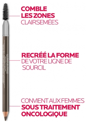 La Roche-Posay Tolériane Crayon Sourcils - Teinte : Brun