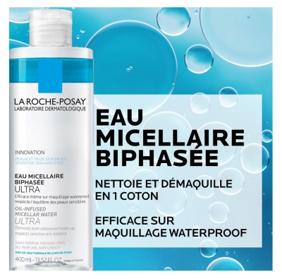 La Roche-Posay Eau Micellaire Ultra Biphasée 400 ml