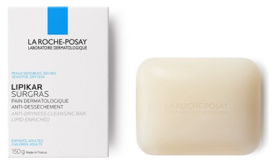 La Roche-Posay Lipikar Lot*2 Pain Surgras Dermatologique Anti-Dessèchement 150 g
