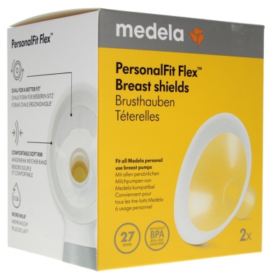 Medela Téterelles Personnalfit Flex™ l 27 mm Lot de 2 - Taille : 27 mm