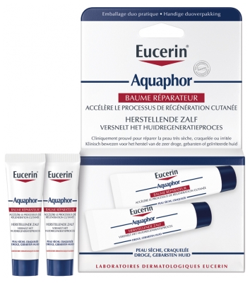 Eucerin Aquaphor Baume Réparateur Cutané 2 X 10 ml