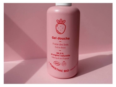 FUN!ETHIC Gel Douche Fraise Des Bois Bio 250 ml