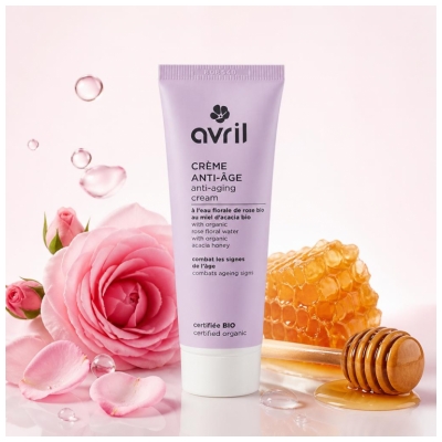 Avril Crème Anti-Âge Visage Bio 50 ml