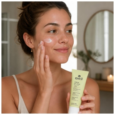 Avril Crème de Jour Visage Peaux Normales à Mixtes Bio 50 ml