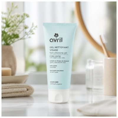 Avril Gel Nettoyant Visage Sans Savon Bio 100 ml 