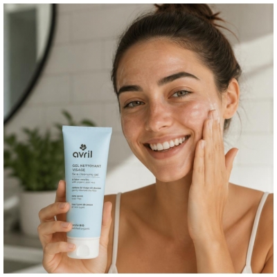 Avril Gel Nettoyant Visage Sans Savon Bio 100 ml 