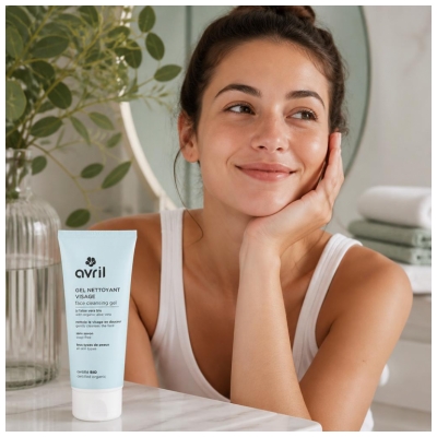 Avril Gel Nettoyant Visage Sans Savon Bio 100 ml 