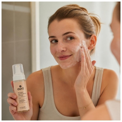 Avril Mousse Nettoyante Démaquillante Bio 150 ml