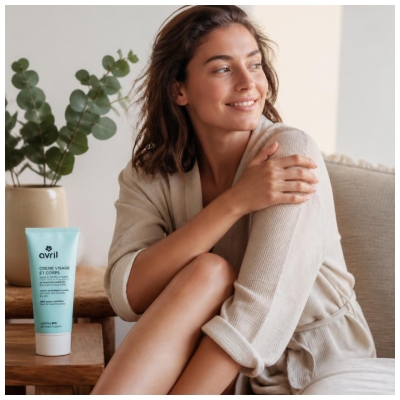 Avril Crème Visage et Corps Nourrit et Protège Bio 200 ml