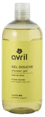Avril Gel Douche Parfum Zeste de Citron Bio 500 ml