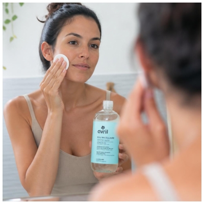 Avril Eau Micellaire Démaquillant Nettoyant Bio 500 ml