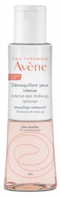 Avène Eau Thermale - Les Essentiels - Démaquillant Yeux Intense Waterproof - Yeux Sensibles et Porteurs de Lentilles 125 ml