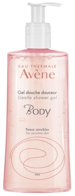Avène Body Eau Thermale - - Gel Douche Douceur - Peaux Sensibles Visage et Corps 500 ml