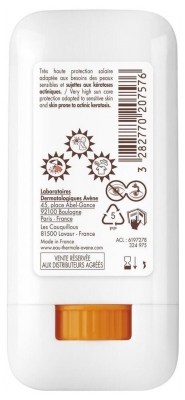 Avène Eau Thermale - Solaire - Sunsistick ka SPF 50+ 20 g