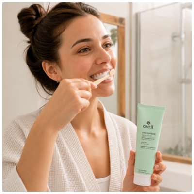 Avril Dentifrice Sans Fluor Menthe Fraîche Bio 100 ml