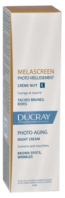 Ducray Melascreen Photo-Vieillissement - Crème Nuit Anti-Taches 50 ml