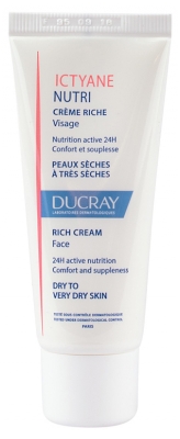 Ducray Ictyane Nutri - Crème Jour Riche Nutritive Visage 40 ml