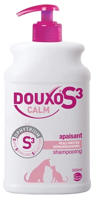 Douxo S3 Calm Shampooing Apaisant Peau Irritée Démangeaisons Chiens et Chats 500 ml