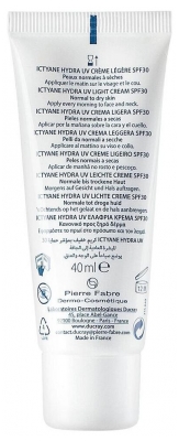 Ducray Ictyane Hydra - Uv Crème Légère Visage Spf30 40 ml
