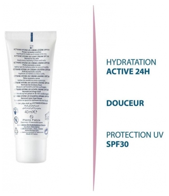 Ducray Ictyane Hydra - Uv Crème Légère Visage Spf30 40 ml