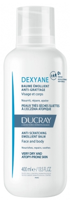 Ducray Dexyane Baume Émollient Anti-Grattage Peaux Trèsèches et à Tendance Atopique 400 ml