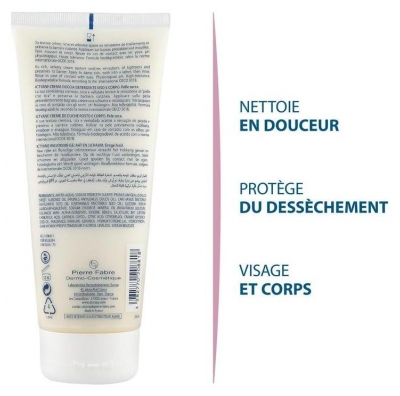Ducray Ictyane Crème de Douche Lavante Nourrissante Visage et Corps 200 ml
