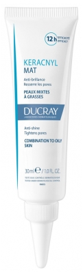 Ducray Keracnyl Émulsion Matifiante Anti-Brillance Peaux Mixtes À Grasses 30 ml
