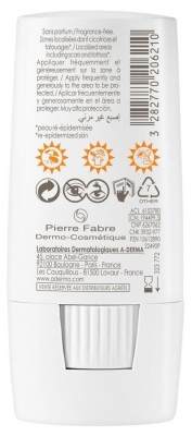 A-Derma Protect X-Trem - Stick Solaire Invisible Spf50+ 8 g
