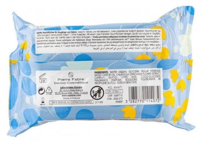 Klorane Calendula Bébé - Lingettes Nettoyantes Épaisses au Apaisant - Peau Normale à Sèche - 25 Unités