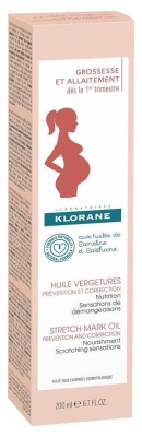 Klorane Cameline Vergetures - Huile À la - Mamans  Grossesse Et Allaitement  Corps 200 ml