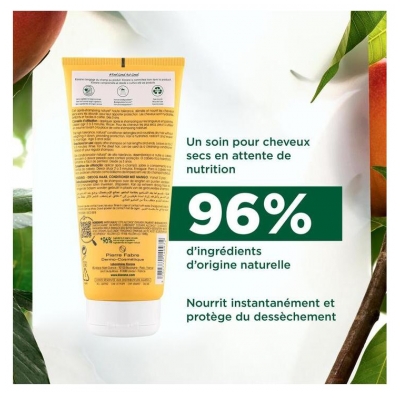Klorane Nutrition Lait Après-Shampoing Relipidant à la Mangue Médicinale - Cheveux Secs