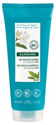 Klorane — Gel Douche au Beurre de Cupuaçu Bio — Eau de Tiaré — Tous Types de Peaux 200 ml