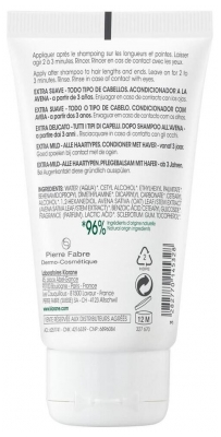 Klorane Avoine Soin Après-Shampoing Extra-Doux au Lait d'Avoine - Usage Fréquent - Tous Types de Cheveux Dès 3 Ans 50 ml