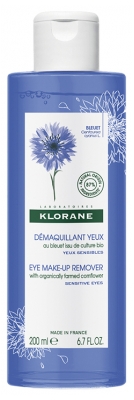 Klorane Bleuet Démaquillant Yeux au Bleuet Bio - Yeux Sensibles 200 ml