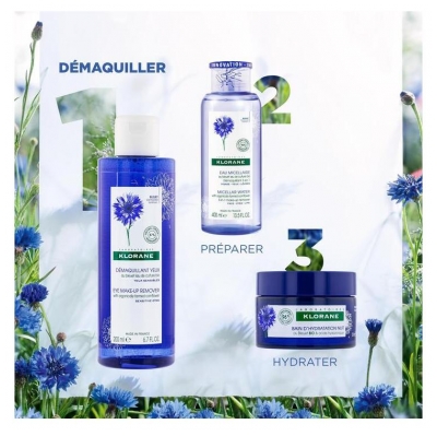 Klorane Bleuet Démaquillant Yeux au Bleuet Bio - Yeux Sensibles 100 ml