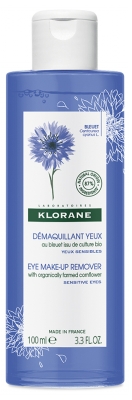 Klorane Bleuet Démaquillant Yeux au Bleuet Bio - Yeux Sensibles 100 ml