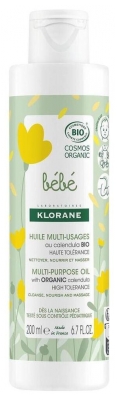 Klorane Bébé Huile Multi-Usages Calendula Bio 200 ml
