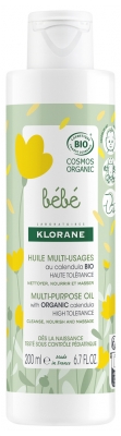 Klorane Bébé Huile Multi-Usages Calendula Bio 200 ml